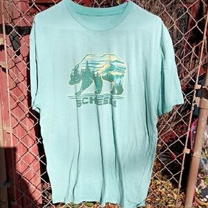Scheels Mint Green Bear Graphic Men's T-Shirt